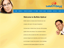 Tablet Screenshot of buffalooptical.com